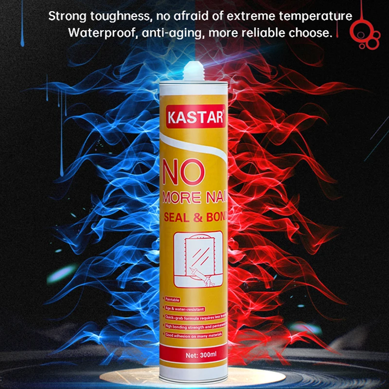 KASTAR Mounting Sealant Liquid No More Nail Free Glue Construction Self Adhesive Nail for Wall self adhesive nail wall