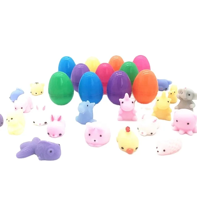 
Hot selling colorful plastic surprise egg plastic easter egg 
