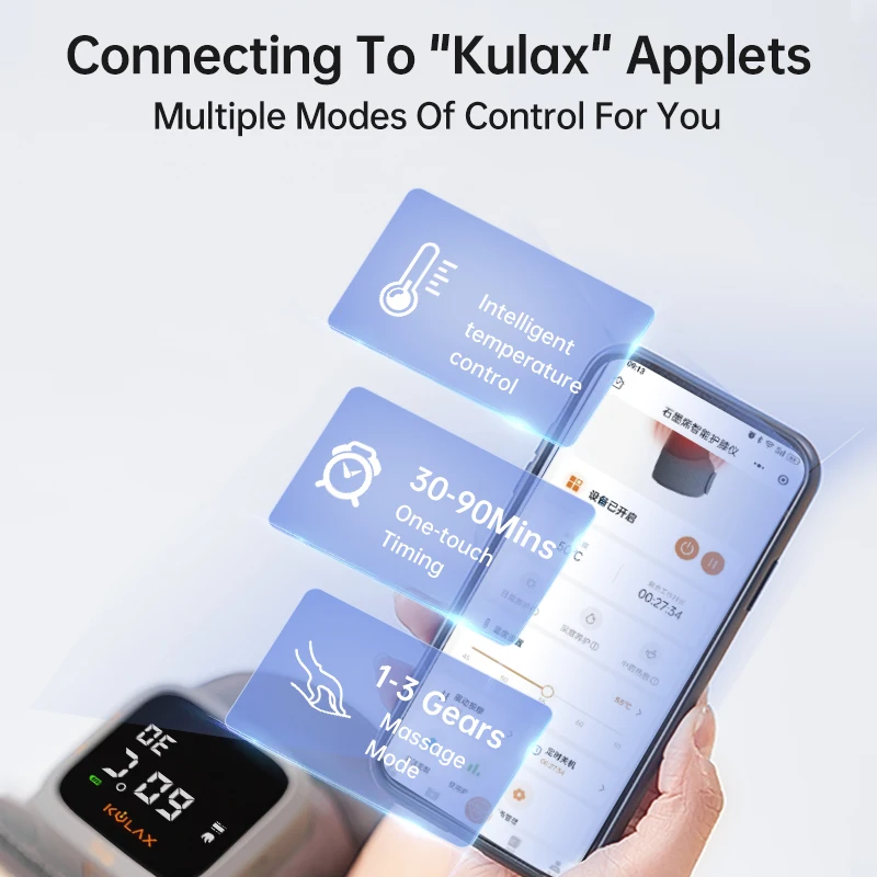 Healthpal  Oem Odm Electric Heating Therapy Shoulder And Knee Vibration Massage Belt Machine Wholesale With Electrical Heating