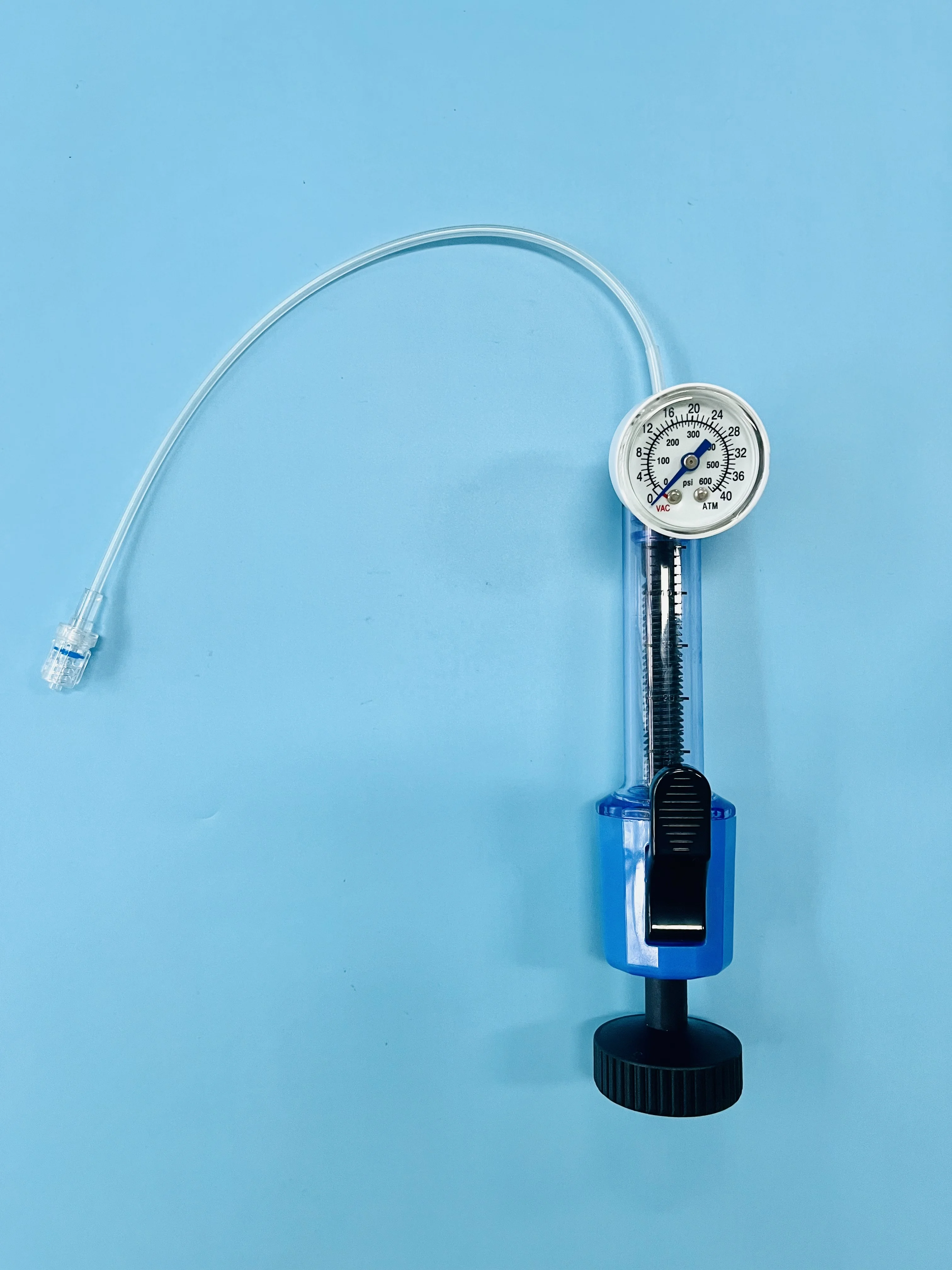 Tianck medical disposable 40ATM inflation device cardiology angiography balloon inflator
