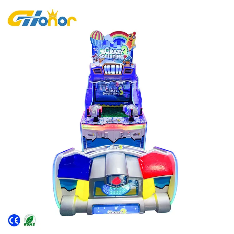 Factory best selling children and adult video indoor games water shooting game machine