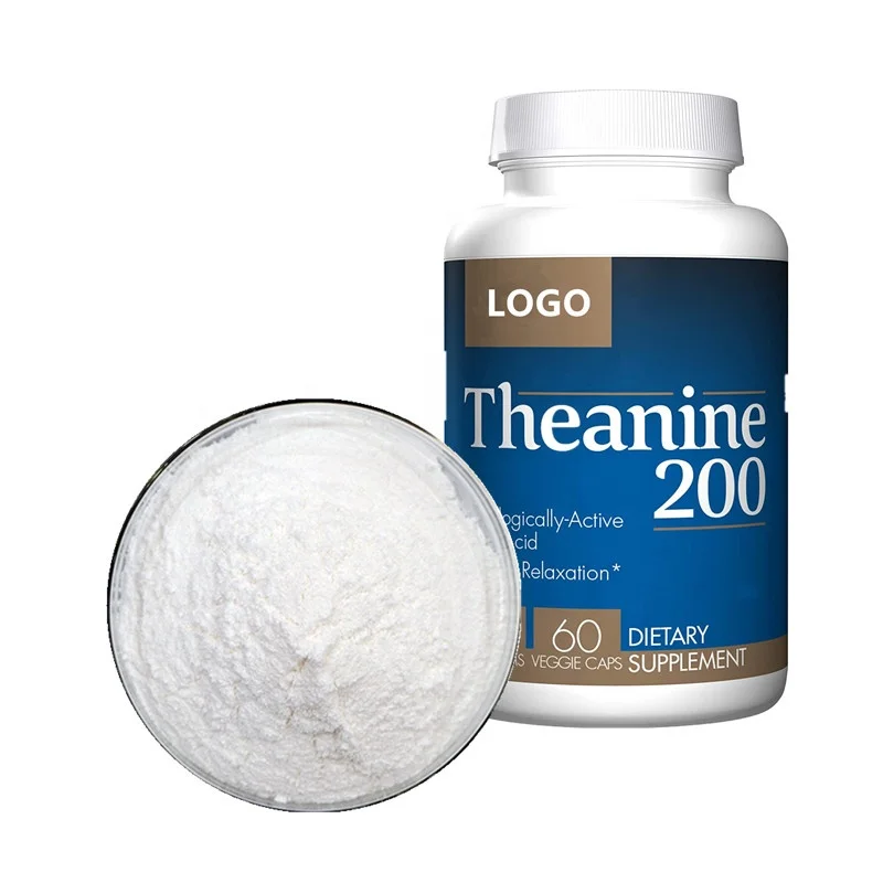 High quality green tea extract 99% L theanine powder