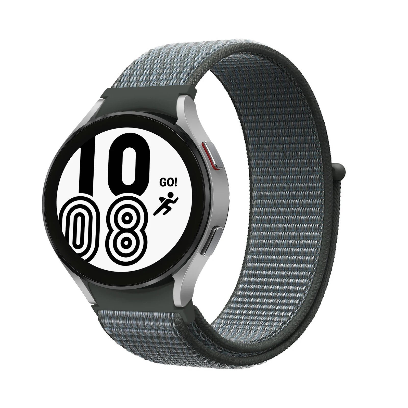 RYB 20mm Soft Adjustable Nylon Sport Band For Galaxy Watch 5 Pro Band 45mm/Watch 6 4 Classic Band 42mm 46mm 43mm 47mm