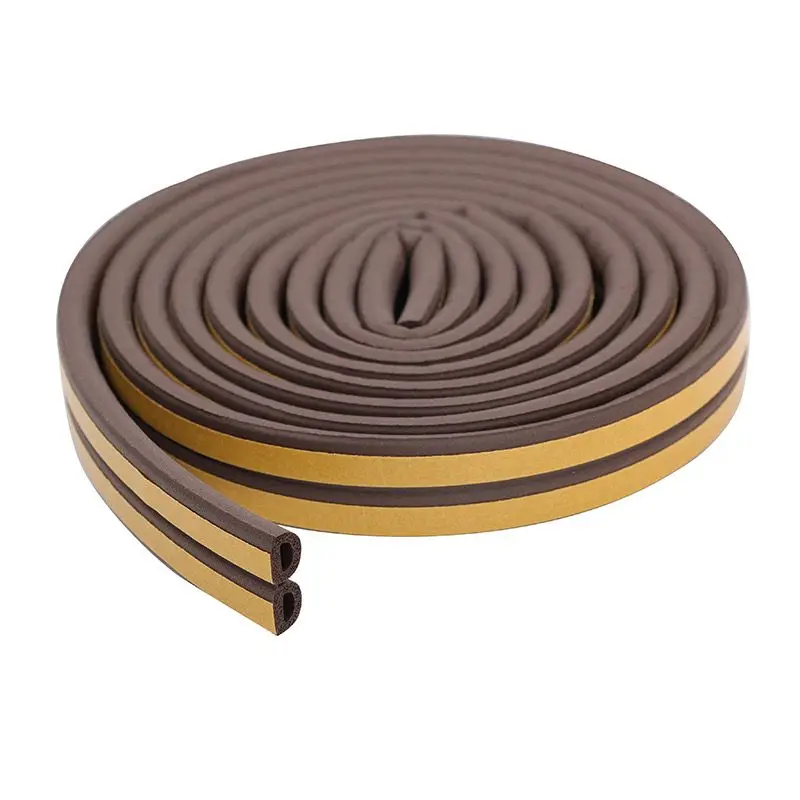 Soundproof EPDM Self Adhesive Foam Sponge Roam Rubber Seal Strip for Door and Wind
