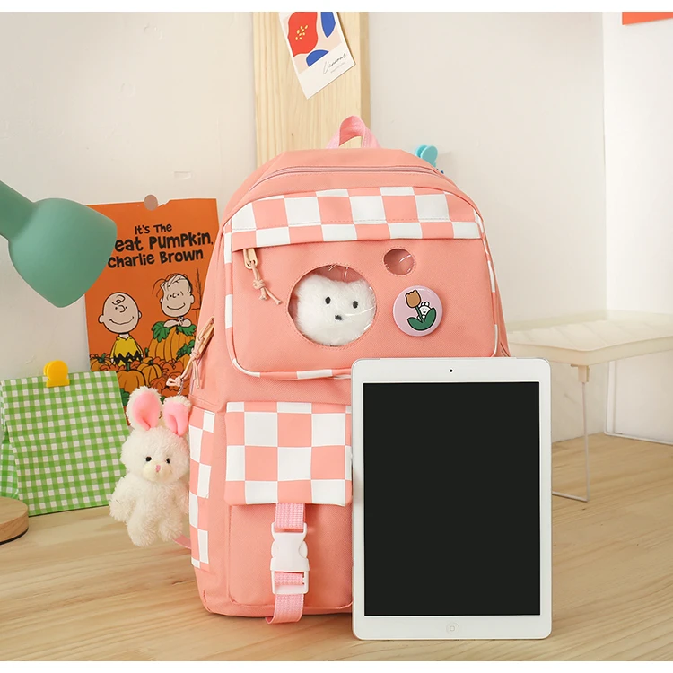 MARKSMAN Factory Wholesale School Backpack 5 piece Sets Multifunctional Backpack Travel Waterproof Backpack