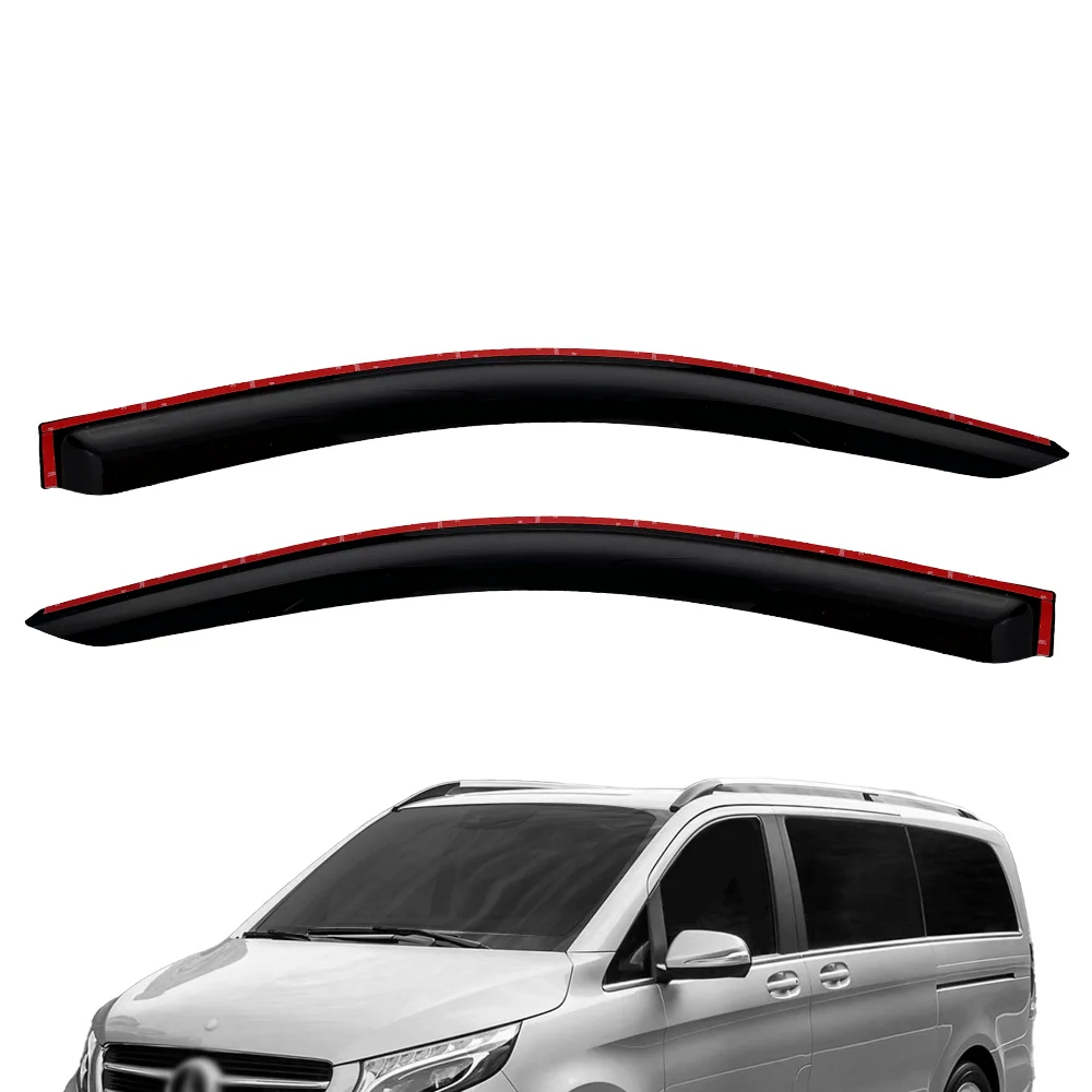 Vent Shade Rain Guard Door Visor for Mercedes Benz W447 V-Class V220D 2015 Window Visor Auto Protection & Decoration