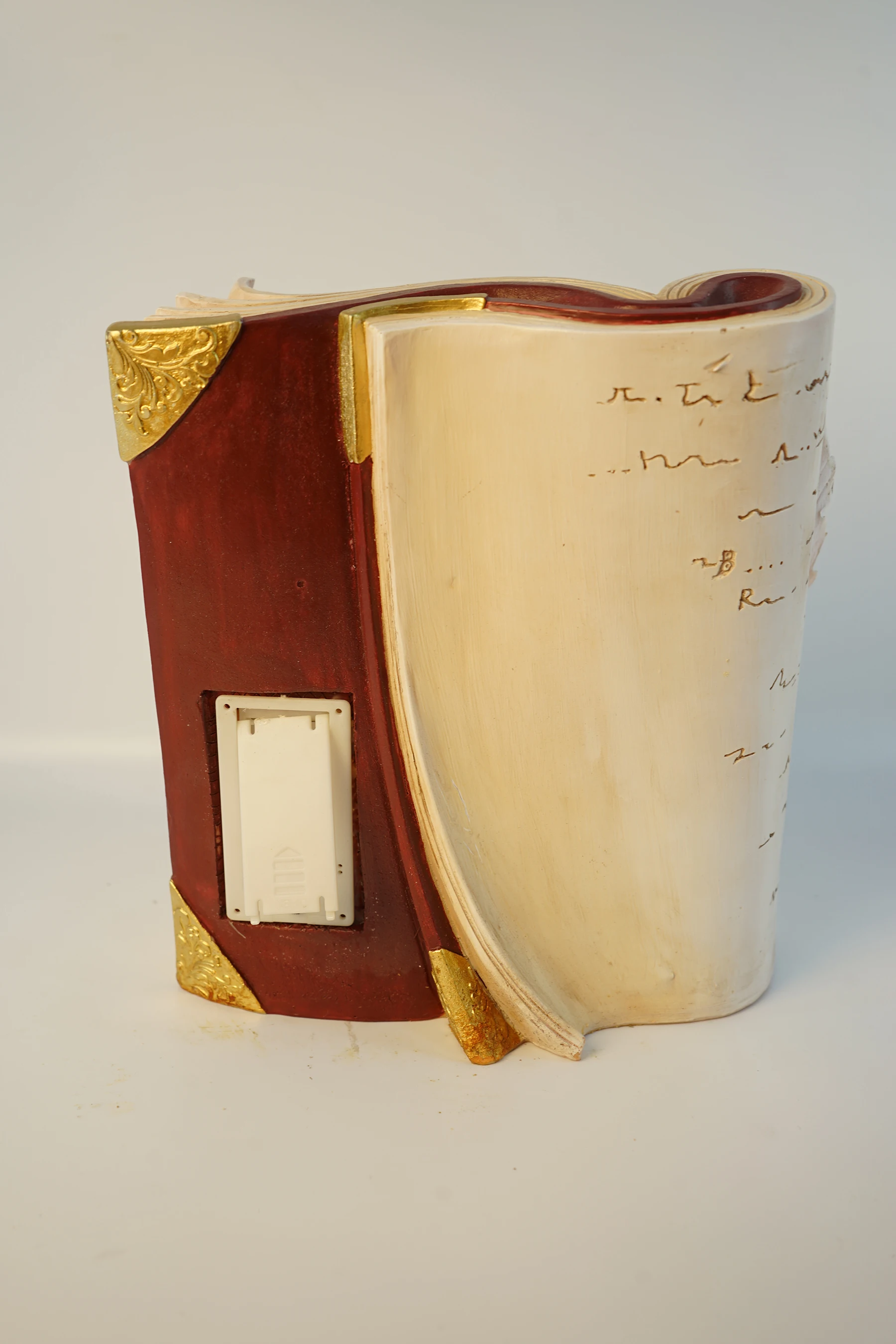 Top Grace Custom Book Holy Family Resin Holy Father, Mara and Baby Jesus Statue With Led Light Table Desk Decoration