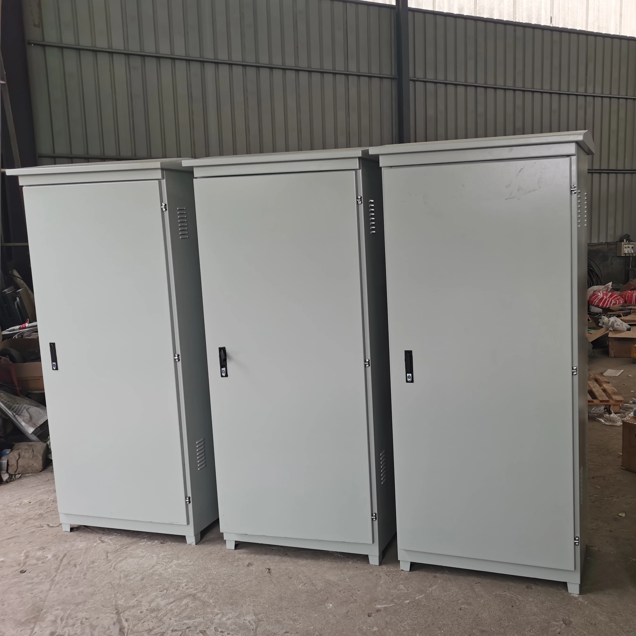 Outdoor Waterproof Rain Monitoring Control Electronic Control Equipment Box Stainless Steel Distribution Box Open Stone Garden