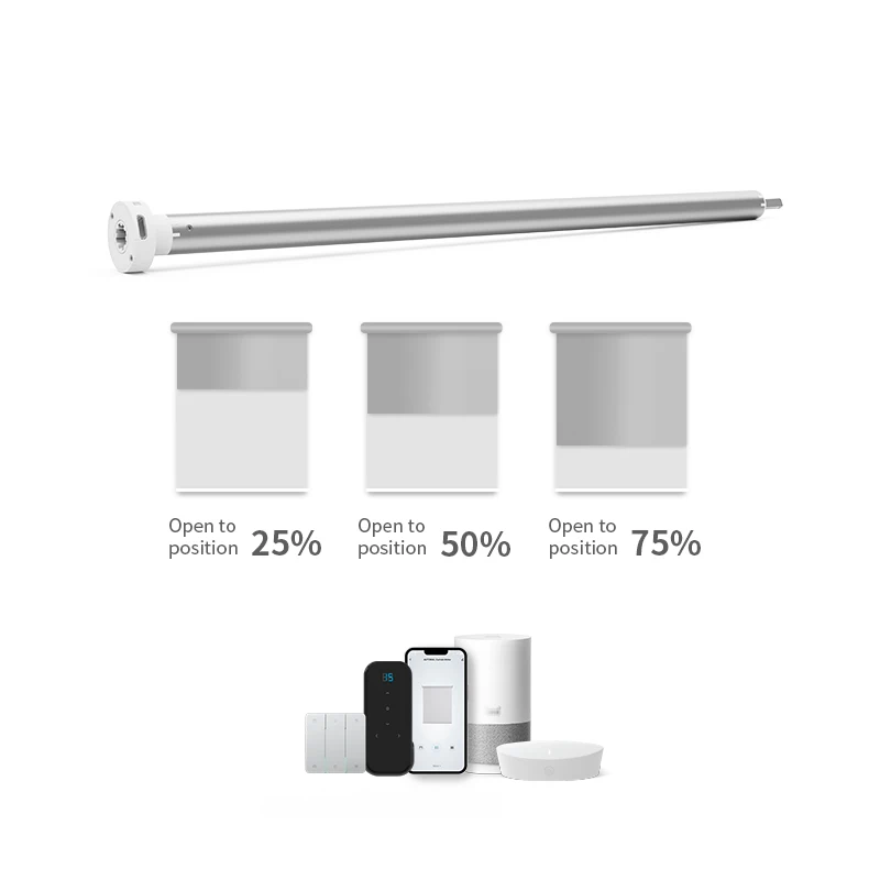 Customized Tuya Wifi Remote Control Motorized with Three-Speed Mode Sensor Bluetooth and Digital Smart Features