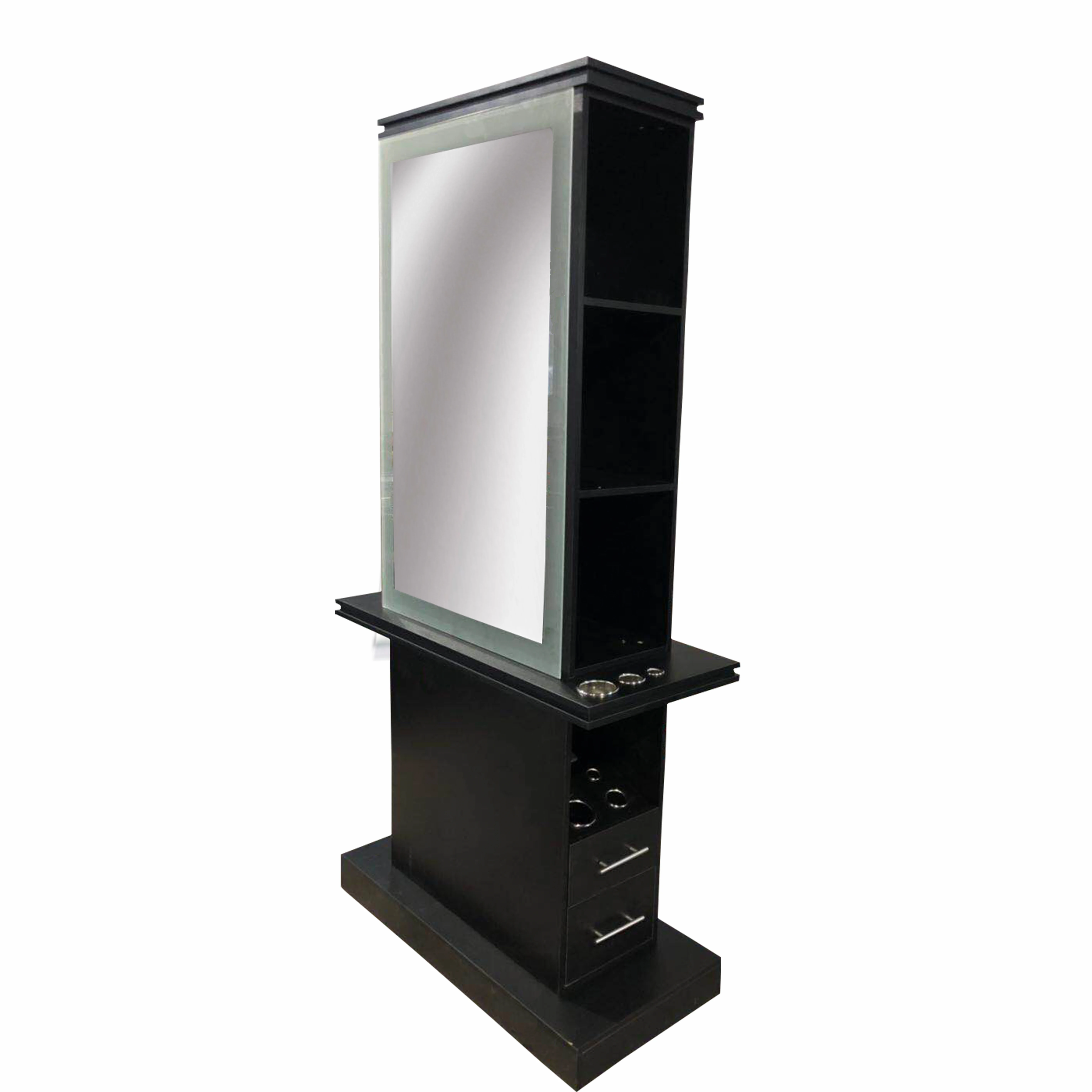 Hair salon beauty led mirror station barber mirror