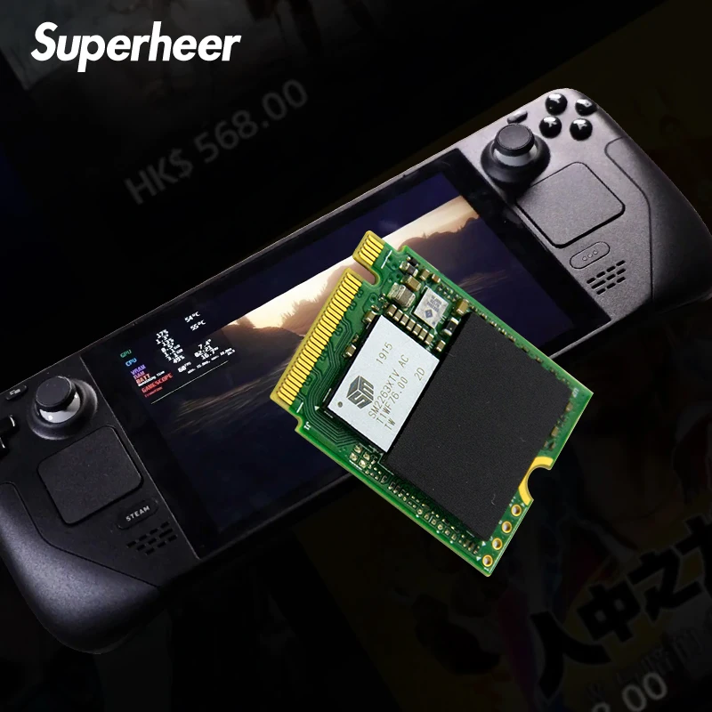 Superheer 2230 мм Nvme 128 ГБ 256 512 1 ТБ SSD 2230 PCIe Gen 3x4 NVME 2230