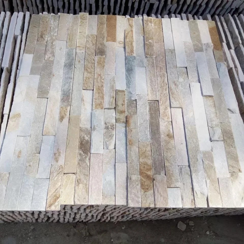 China manufacture natural quartzite slab slate cultural stone for wall cladding
