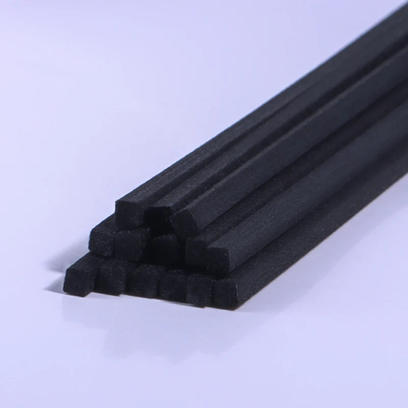 New product Square fiber sticks diffuser Fire free aromatherapy fiber sticks essential oil Rattan core sticks