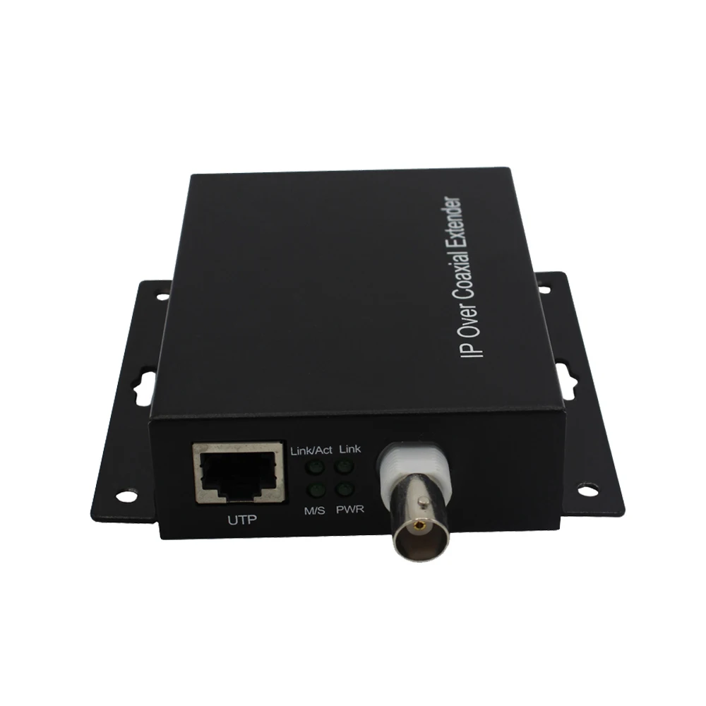 10/100M IP Ethernet Over Coaxial Extender 1 BNC and 1 LAN  Ethernet over Coaxial EOC Extender 2km