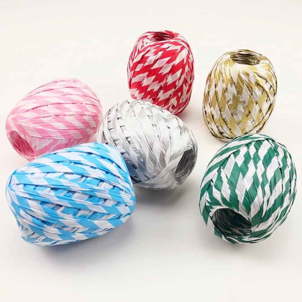  Новинка Лидер продаж бумажная лента из рафии с цветным принтом в форме сердца