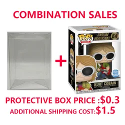 Funko Pop ROCKS 64# 66# KURT COBAIN Action Figure Toys Vinyl Figurine Collection Model Doll Gift Desktop Ornaments Wholesale
