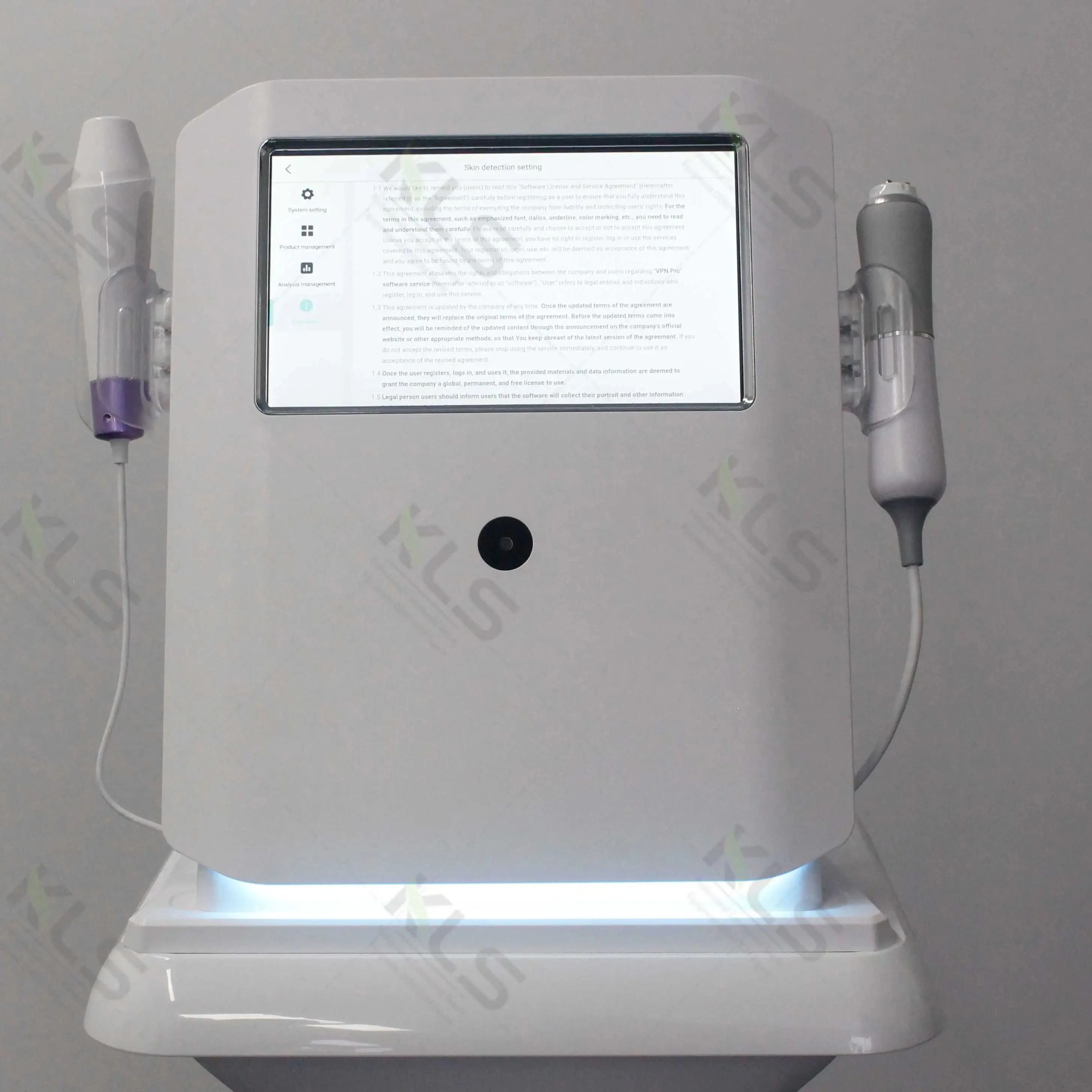 2024 Hot Sale  4 in 1 co2 bubble oxygenation facial machine with skin analyzer for beauty spa
