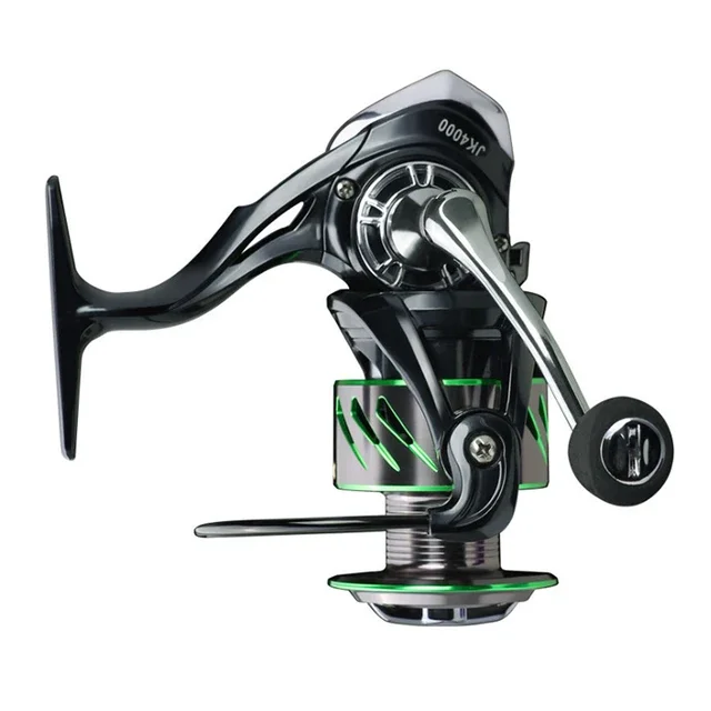 NEW JK1000 JK2000 JK3000 JK4000 Upgrading Fishing Spinning Reel 9+1BB 4+1BB 5.2:1 max 8KG Drag Casting Wheels All-Metal Spool