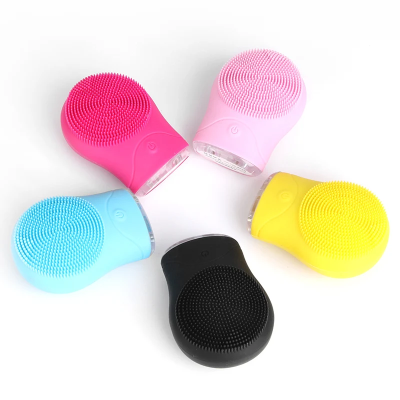 Customize New Product Beauty Personal Care Silicone Facial Cleansing Brush Face Cleanser Electric Facial Cleansing Brush