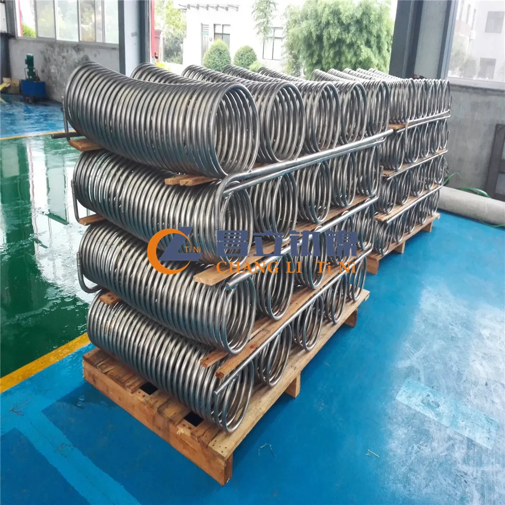 pure titanium coil pipe price