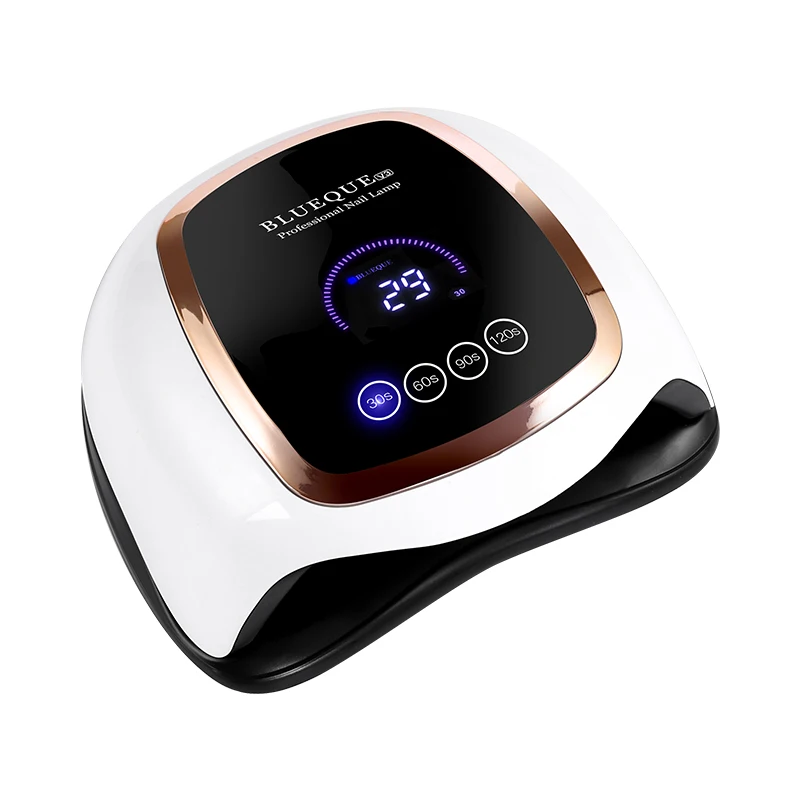Professional UV LED Nail Dryer Gel Polish Curing Light Lamp 168W with 42 Beads and LCD Screen Design for Home Art