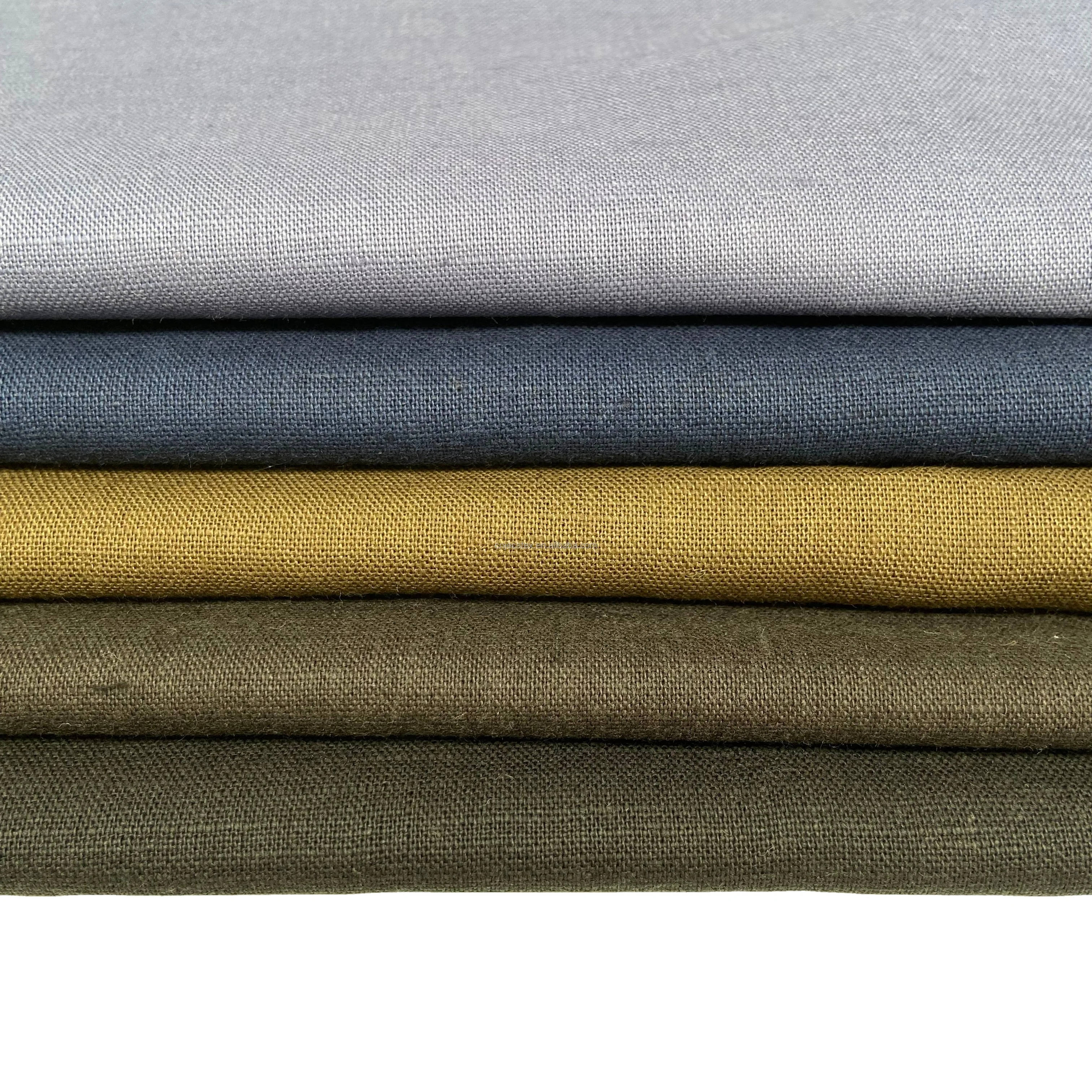 JECA BAROLO/ 15B GRS  52% Recycled Linen 48% Recycled cotton Fabric Solid piece dyed     Woven  european flax bci washable