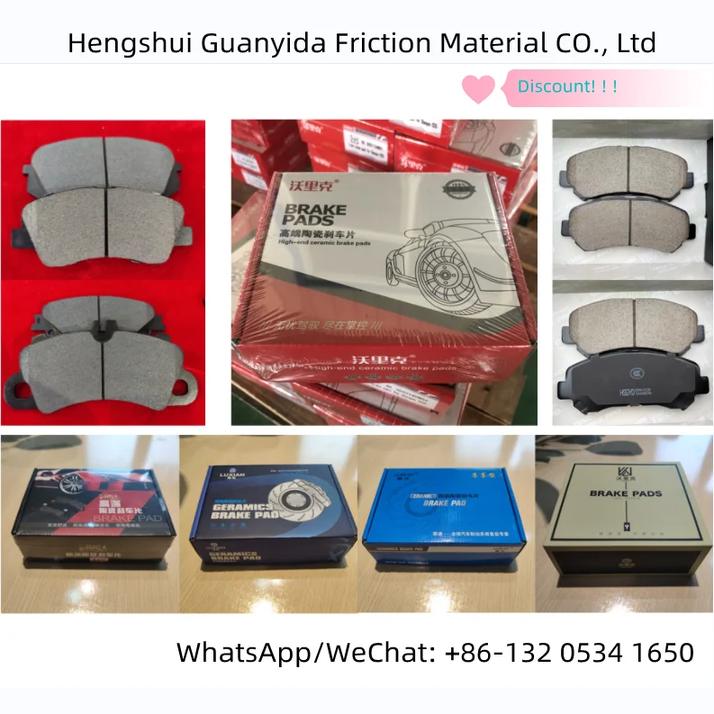 High Quality Ceramic Formula 5810128A00 GDB7521 D449 D1193 MK Brake Pads for HAFEI HYUNDAI COUPE SONATA Elantra SP1048