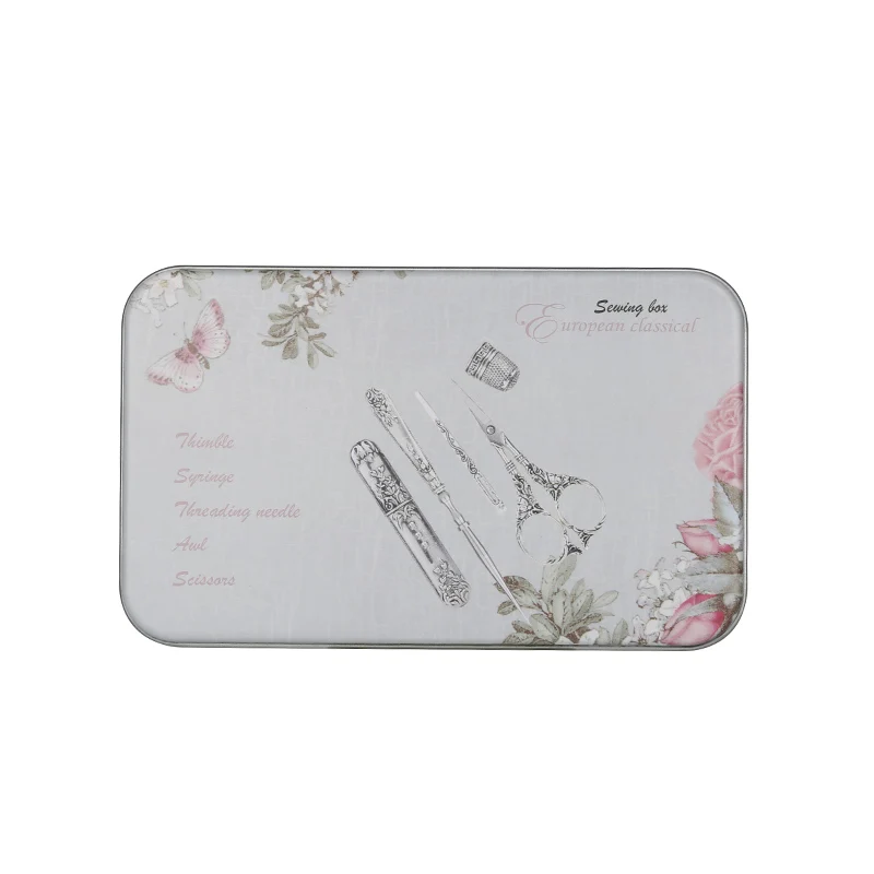 Hot sale retro embroidery cut tea ceremony tea bag scissors cross stitch scissors set