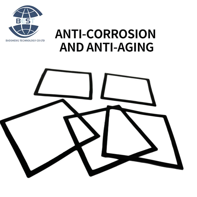 Non-standard customizable silicone fluorine rubber NBR VMQ FKM NBR rubber gasket