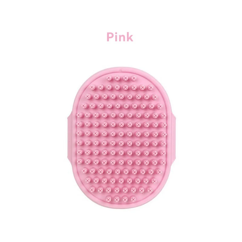 Rubber Glove Shedding Shampoo TPR Bristles Silicone Dispenser Pet Massage Bath Brush for Dog Cat Horse