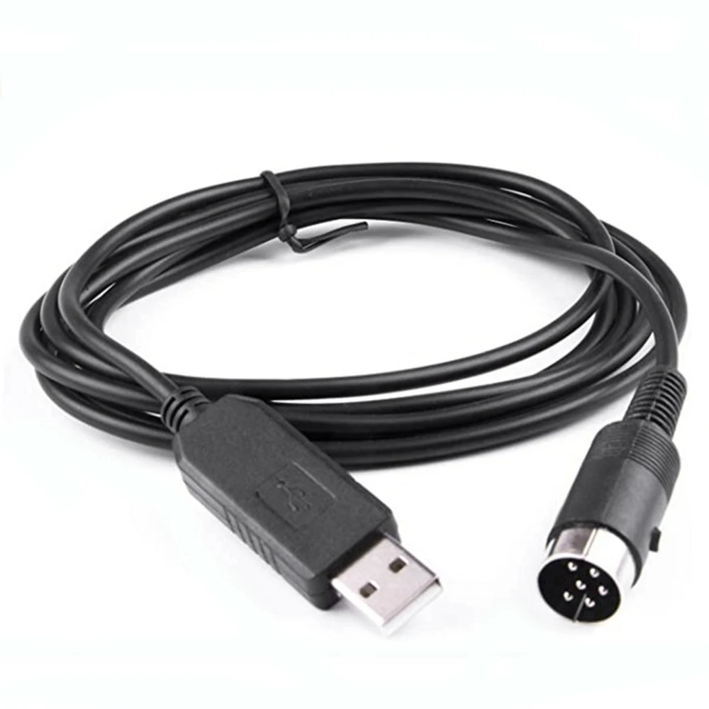 FTDI USB RS232 Adapter Cable for DIN 6P CAT Control Cable Kenwood TS 450 TS 690 Radio Programming Lead