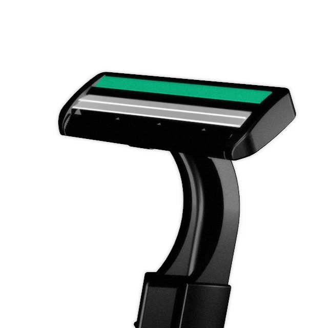HAOWELL twin 2 blade layers shaving disposable body razor for man