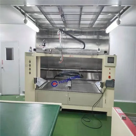 Reciprocating Automatic Paint Spraying Machine with SS Net Conveyor for Car Parts