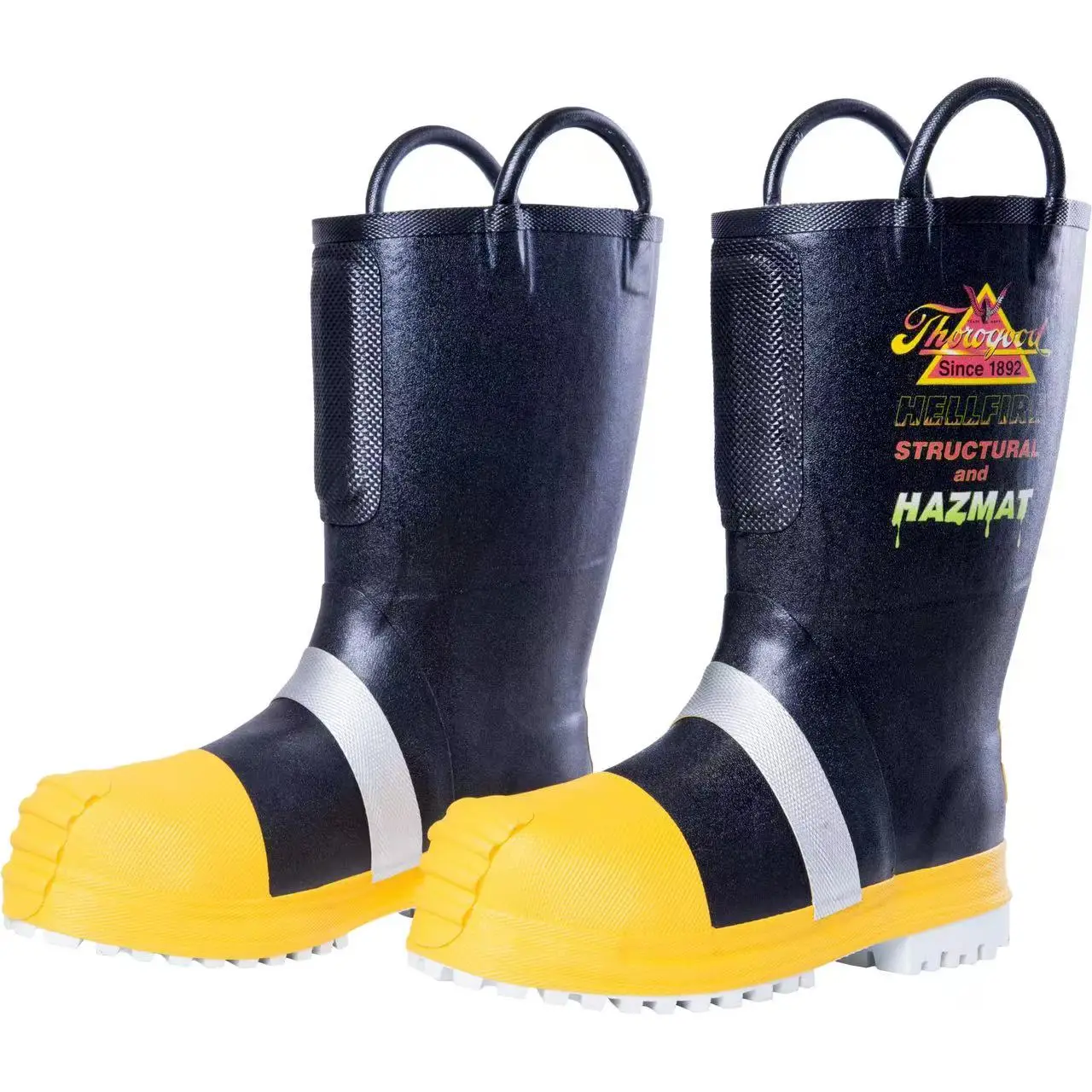 Rain Shoes Fireproof Rubber PVC Heat Resistant Safety Protective Shoes Boots Wholesale