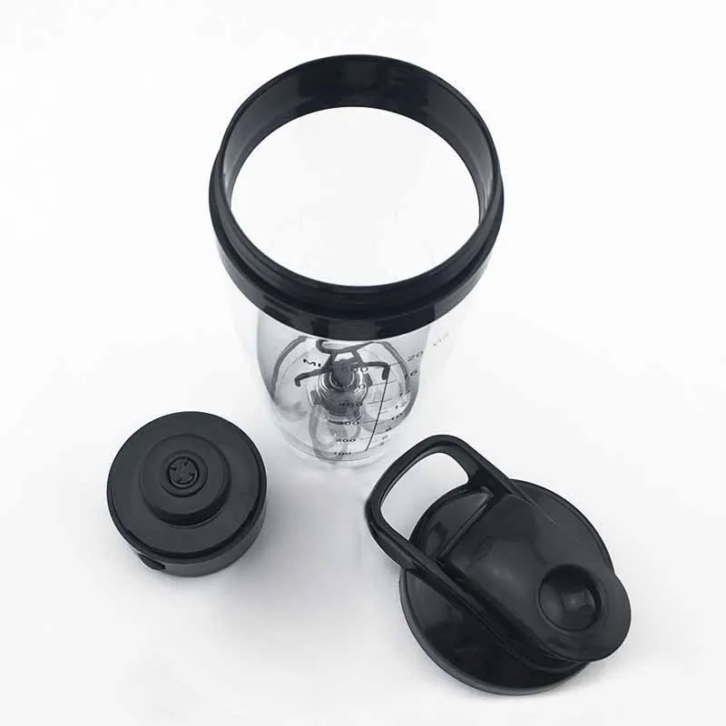 500ml Shaker Bottle Electric Vortex Mixer Cup Battery Operated for Coffee Protein Shakes Milks