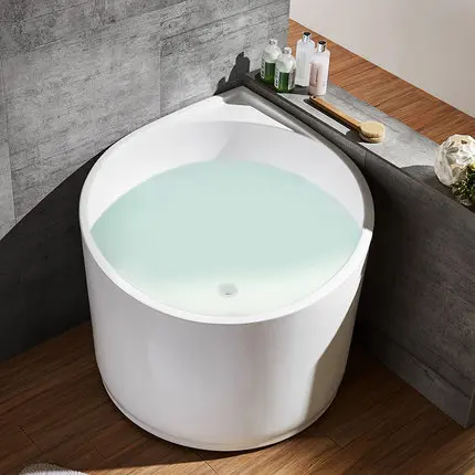 acrylic mini bathtub  small bathroom bath tub round shape (Q173)