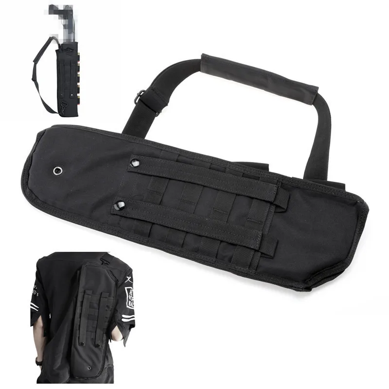OEM Tactical 18' Gear Gun Bag Shoulder MP5 Molle Sling Bag Policia Backpack Black MPS Hunting Pouch Cross Bags