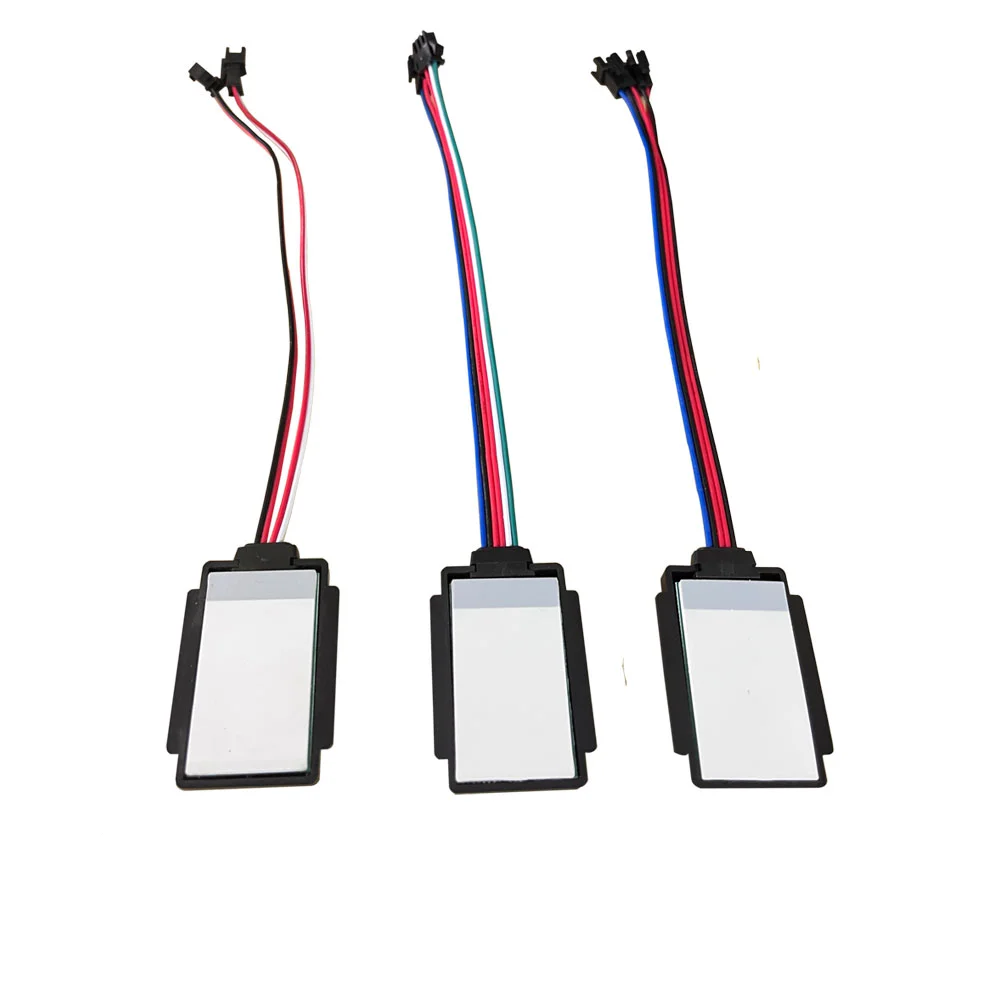 12V 5A 60W Single Key Led smart Mirror Dimmer Lighted Three Colors Selected Touch Switch Sensor With Solt For Bathroom Mirror