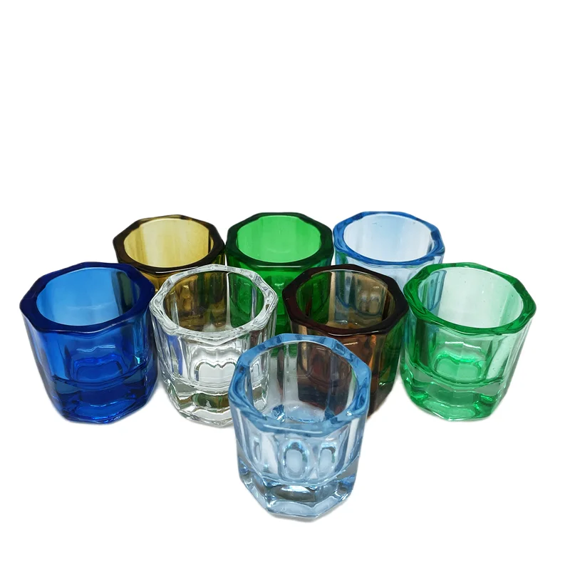 Dental Glass Dappen Dishes Mixing Cups Multicolor 10 ml Dental Product