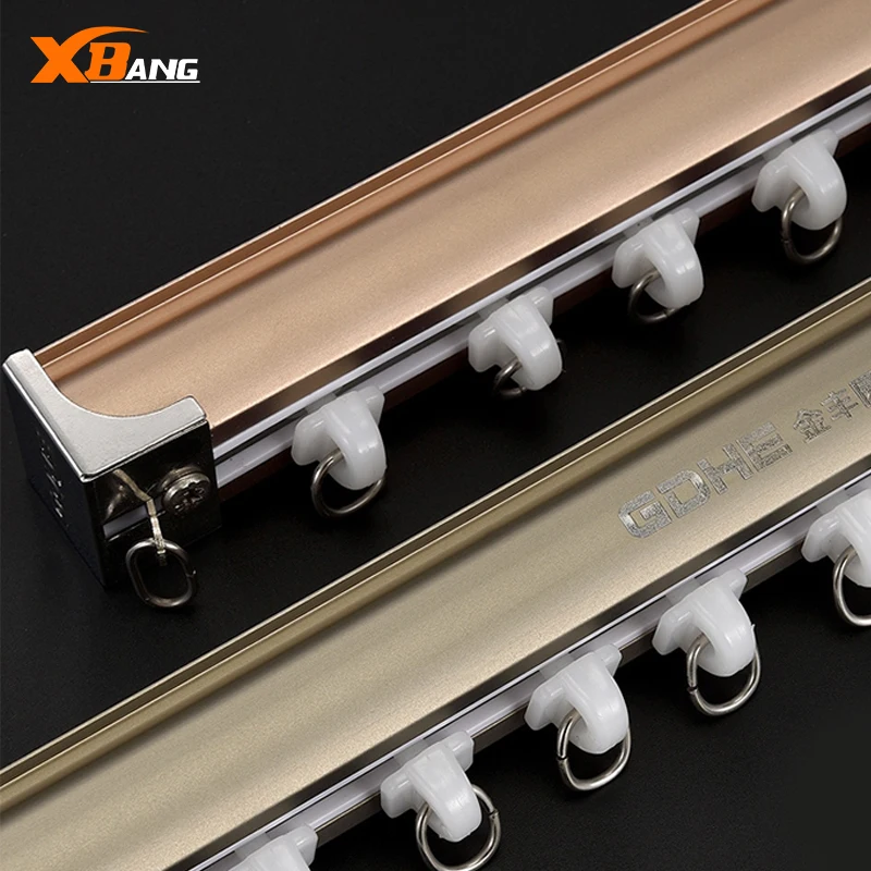 Wholesale of new materials straight slide rail curtain rail bracket curtain rail