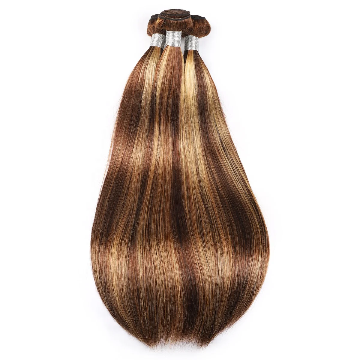 Factory direct hair weaves p 4 27 color 100% Brazilian virgin human hair two tone ombre hair extension bundles