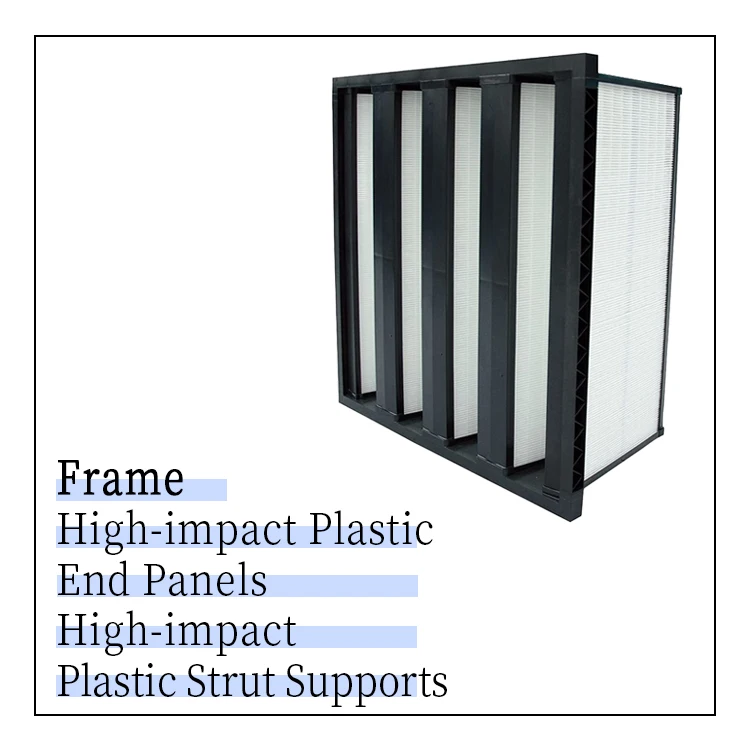 V-type Filters Frame and Panel Filters Plastic Air Filter Frame