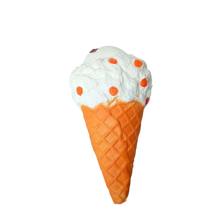 2020 factory direct sale PU Squishy slowly rises giant cute colorful ice cream simulation food sticky pressure toy