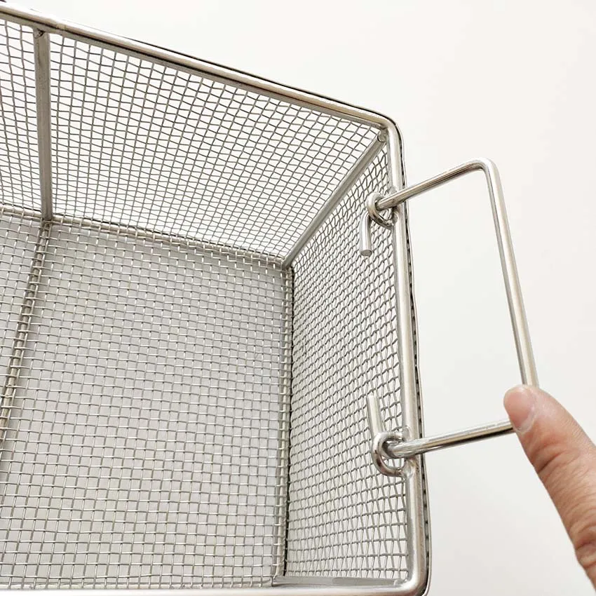 China Cheap Price Customized Metal 304 SS Stainless Steel Wire Mesh Basket For Storage