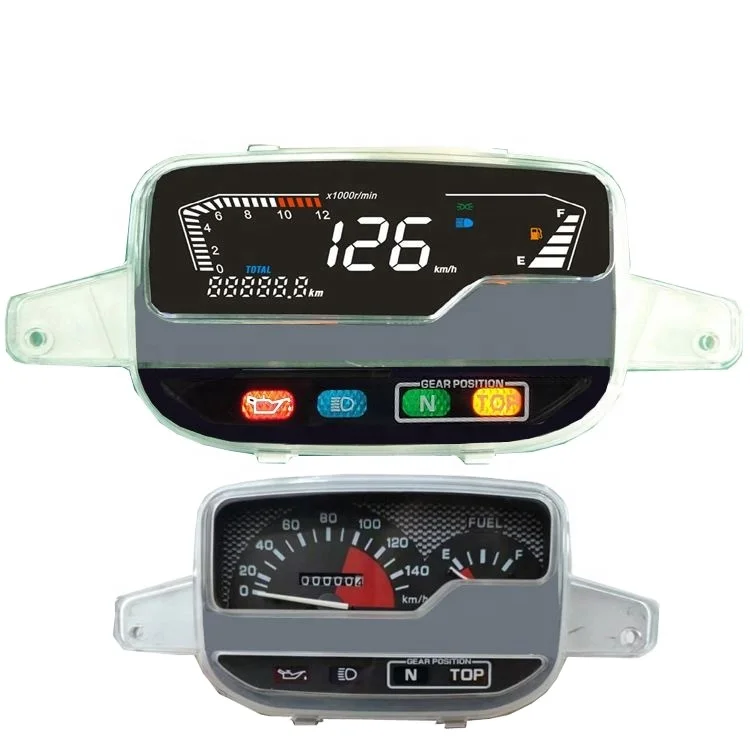 High Quality Motorcycle Instrument Electronic Odometer Speedometer Speedo Tachometer