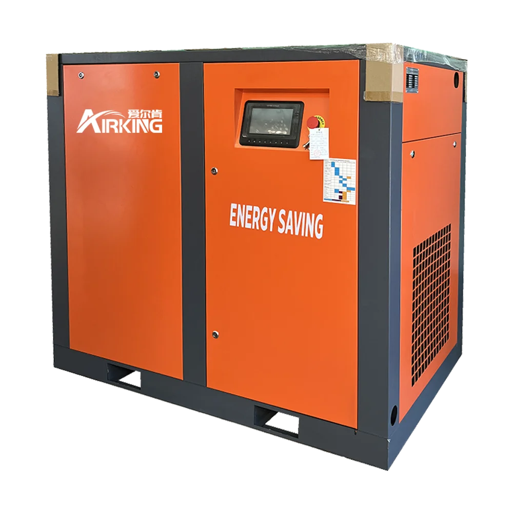 China Outstanding  fixed speed IP23 industrial screw air compressor  for textile cement industry