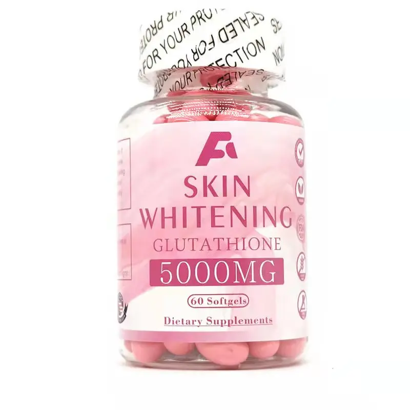 USA Hot Sale Maximum Strength Collagen  skin Whitening l-Glutathione Softgel capsules