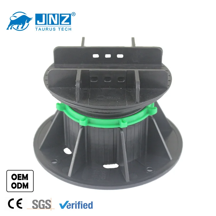 JNZ height adjustable plastic decking pedestal for joist credit deck