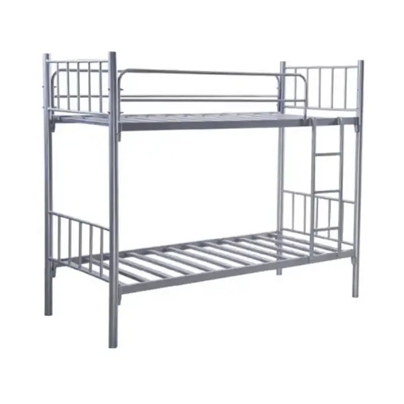 Wholesale up to date latest design dormitory loft mattress single bunk frame metal beds