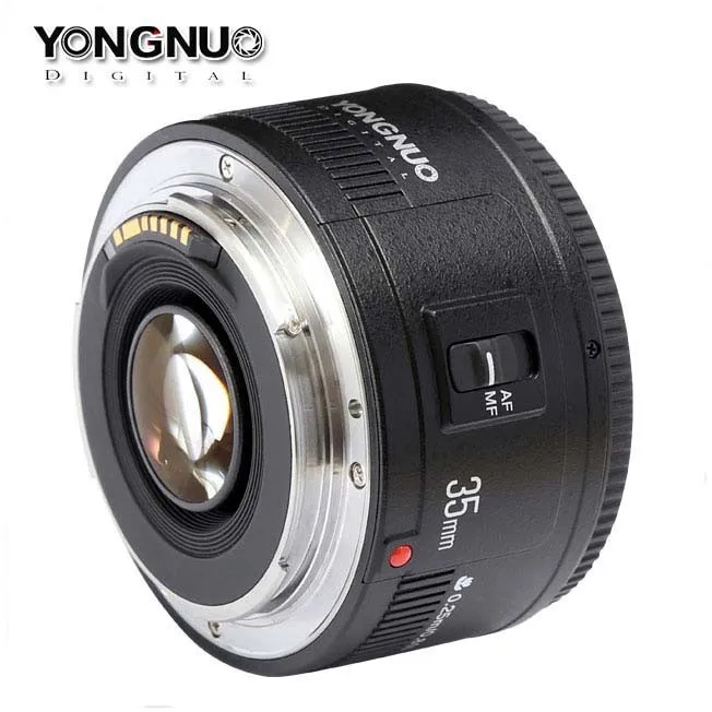 Good YONGNUO brand camera lens YN 35 mm F2 wide angle prime lens YN35mm F2 Lenses for Canon Mount for Canon DSLR 600D 70D 60D 6D